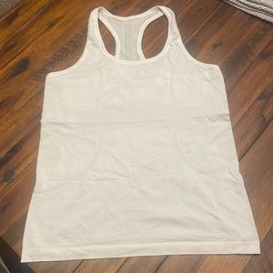 Swiftly racerback size 8 white
